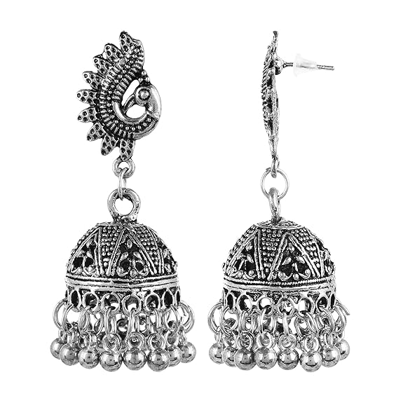 YouBella Earrings for Women Jewellery Earrings Afghani Jhumka earrings ear rings for Girls and Women - View 2 of 4