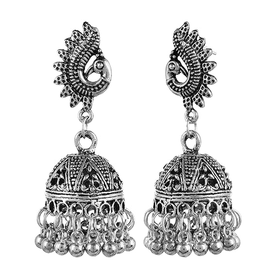 YouBella Earrings for Women Jewellery Earrings Afghani Jhumka earrings ear rings for Girls and Women - View 3 of 4