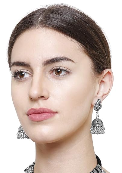 YouBella Earrings for Women Jewellery Earrings Afghani Jhumka earrings ear rings for Girls and Women - View 4 of 4