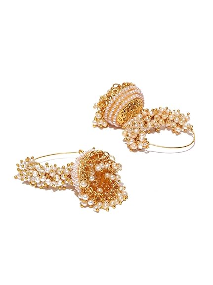 YouBella Fashion Jewellery Gold Plated Pearl Jhumka/Jhumki Earings for Women Traditional Earrings for Girls - Related product
