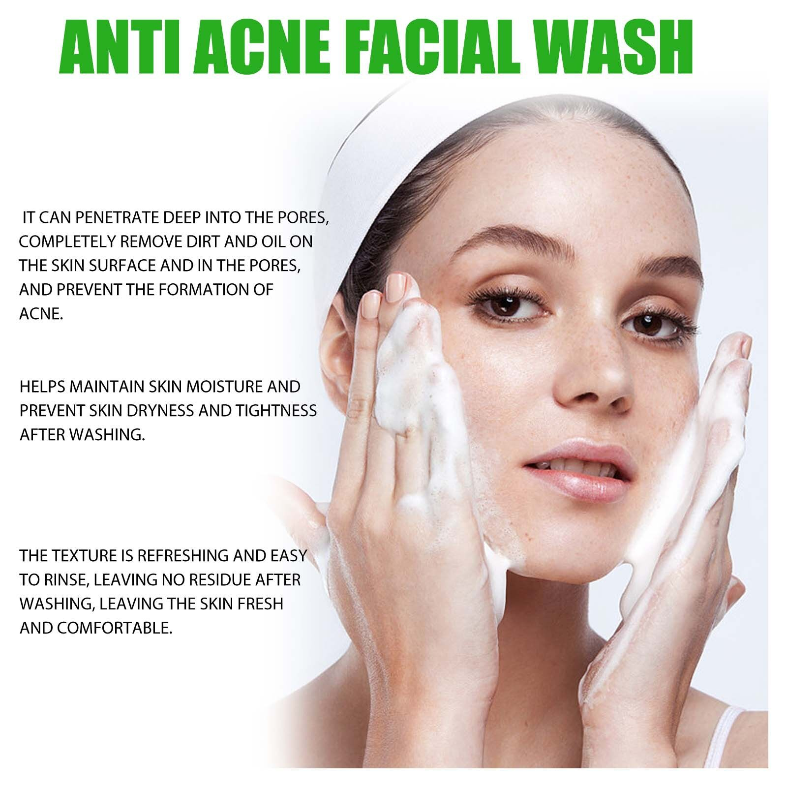 Eelhoe Hi Amino Deep Clean Facial Cleanser 100g Oil Control Blackhead Acne Pore Shrinking Moisturizing Refreshing Gentle Face Wash for Deep Cleansing Smooth Clear Healthy Skin Daily Skincare - View 3 of 3