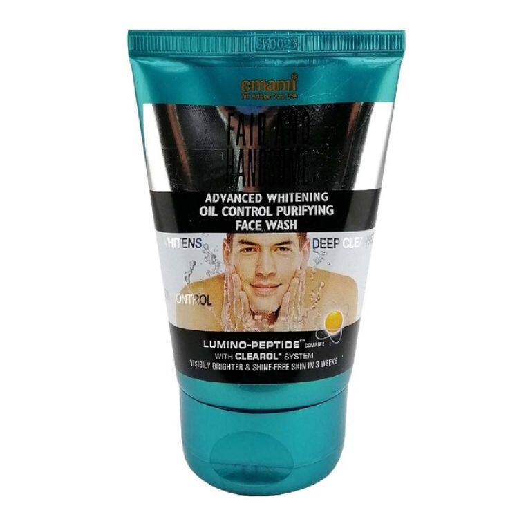 Emami Fair & Handsome Oil Control Purifying Face Wash 50g Deep Cleansing Men’s Facial Cleanser Removes Excess Oil Dirt Refreshing Brightening Skincare for Clear Fresh Skin Daily Use - View 2 of 3