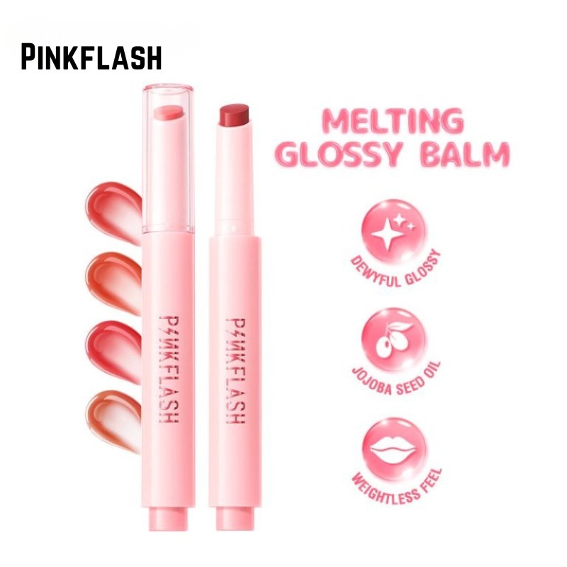 Pinkflash Pen Click Melting Glossy Balm Gloss Makeup Lipstick-PK02(FROM MALAYSIA) - View 4 of 4