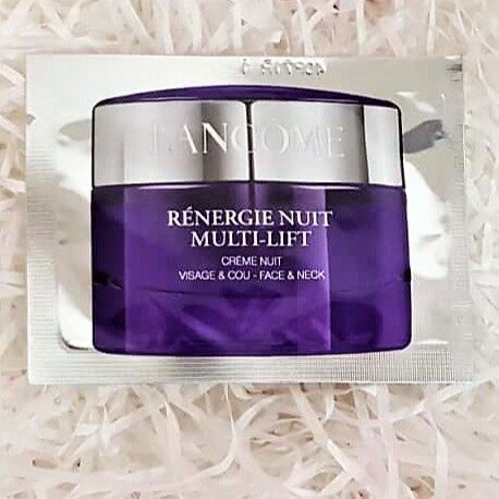 Renergie Multi Lift Night Cream for Face and Neck 2ml Firming Anti Aging Moisturizing Night Cream Lifting Smoothing Wrinkle Care Hydrating Skin Repair Overnight Skincare Travel Size - View 2 of 3