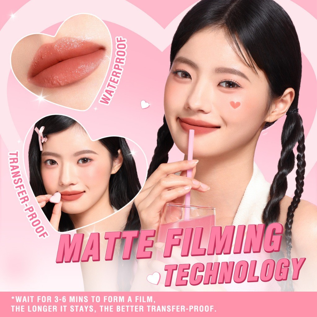 Pinklflash Transfer-Proof Soft Matte Makeup Lipstick-NU03(FROM MALASIA) - View 3 of 4