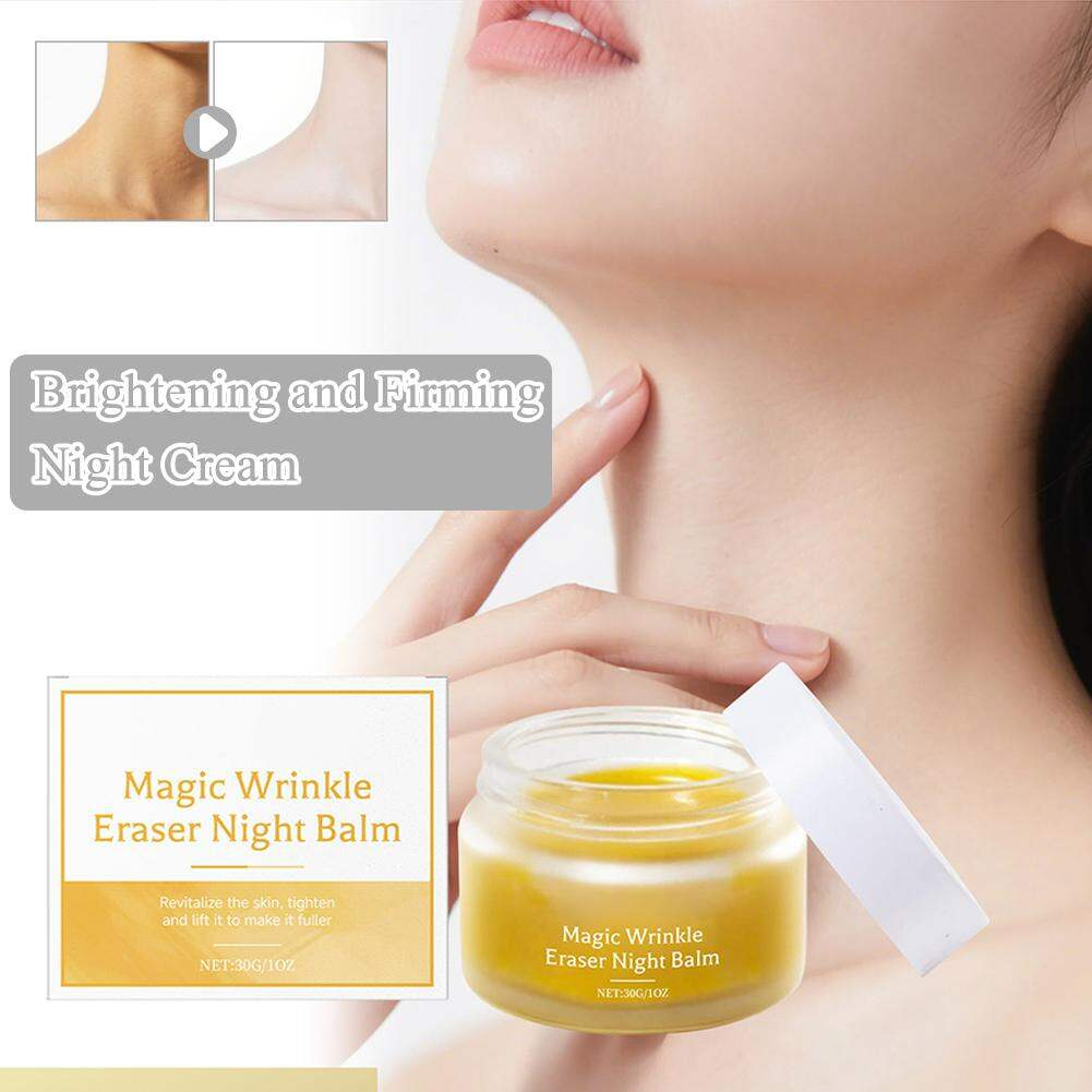 Korean Night Cream Brightening Firming Skin Care Moisturizing Anti Aging Face Cream Reduces Fine Lines Improves Elasticity Deep Hydration Overnight Repair Radiant Smooth Complexion - View 2 of 3