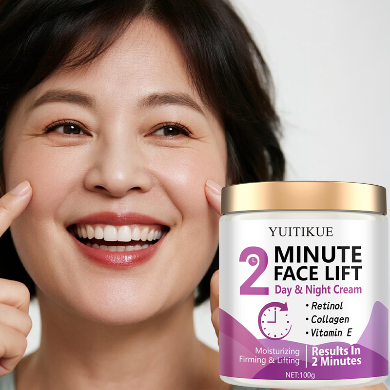 Face Lift Cream 100g Retinol Collagen Day Night Moisturizing Firming Lifting Anti Aging Skin Care Cream Lightweight Non Greasy Hydrating Wrinkle Reduction Smooth Youthful Glow Facial Cream - View 3 of 3