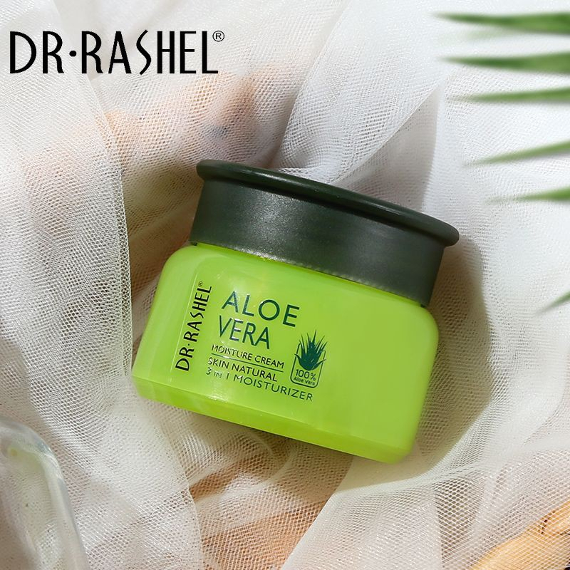 Dr Rashel Aloe Vera 3 in 1 Lasting Moisturizer Cream 50g Hydrating Soothing Skin Repair Face Cream Lightweight Moisturizer Gel Cream Anti Dryness Refreshing Daily Care for All Skin Types - View 2 of 3