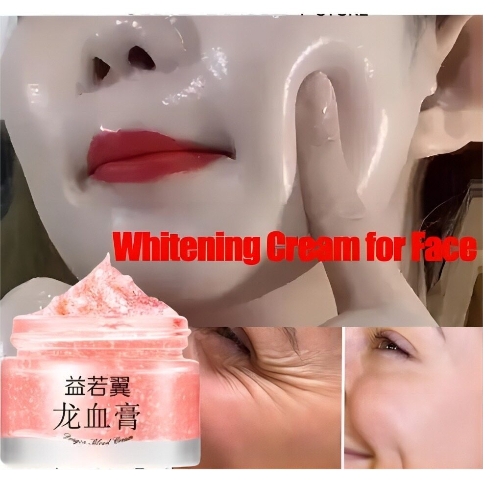Night Repair Dragon Blood Cream with Retinol Anti Aging Night Moisturizer Dark Spot Corrector Skin Renewal Repair Cream Reduces Fatigue Fine Lines Luminous Youthful Glow Hydrating Face Cream - View 2 of 3