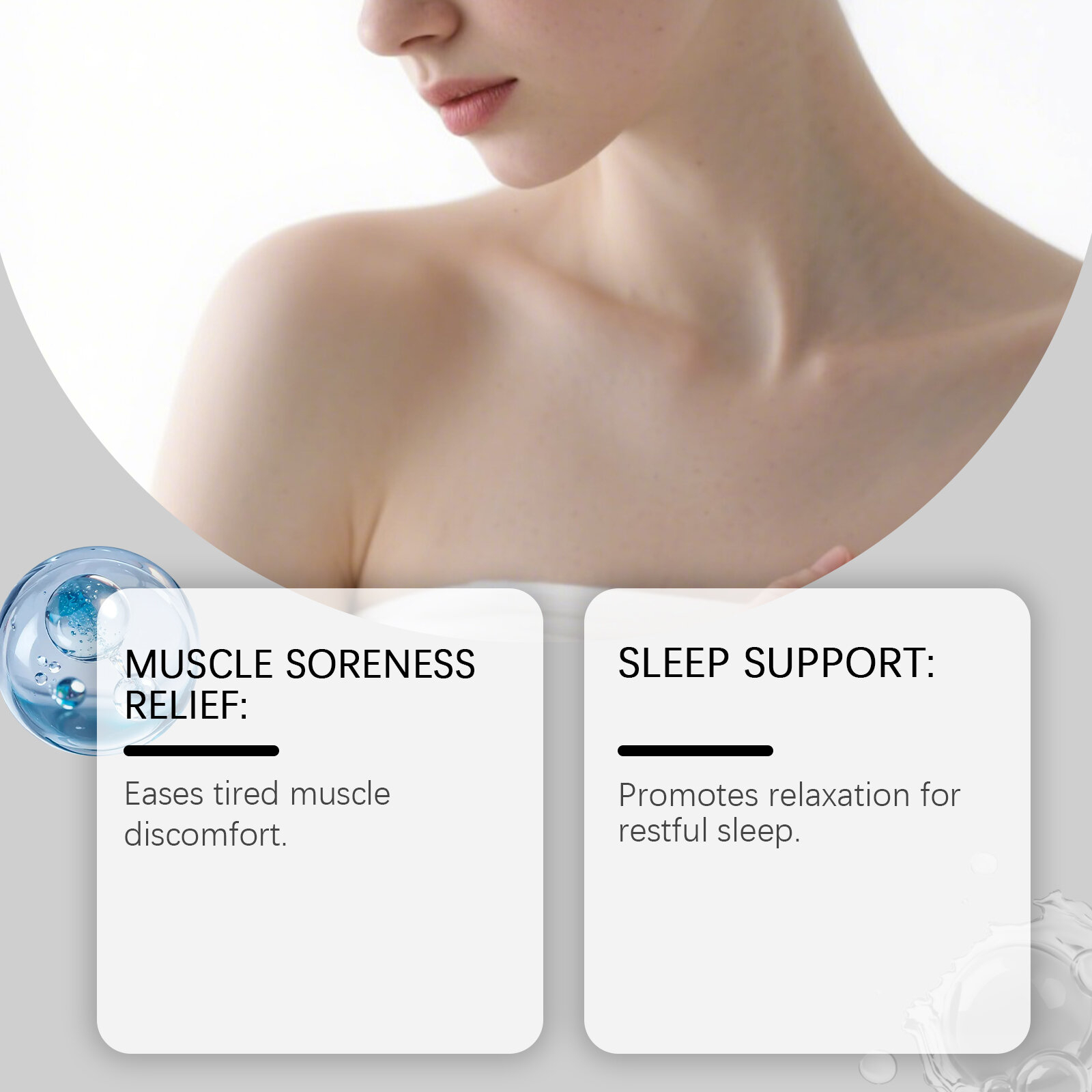 Laniska Magnesium Sleep Cream 120g Soothing Night Cream Muscle Relaxation Calming Restless Sleep Bedtime Relief Improves Sleep Quality Relaxing Skin Care Moisturizing Smoothing Comfort Cream for Night Use - View 2 of 3