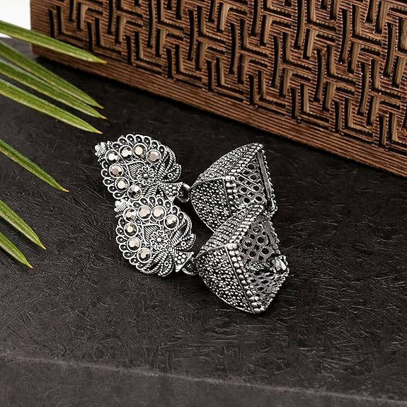  Earrings For Women Floral Vintage Design Traditional Drop Jhumke For Women Girls Love Gifts 12 Pair of Earrings - View 2 of 6