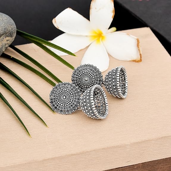  Earrings For Women Floral Vintage Design Traditional Drop Jhumke For Women Girls Love Gifts 12 Pair of Earrings - View 4 of 6