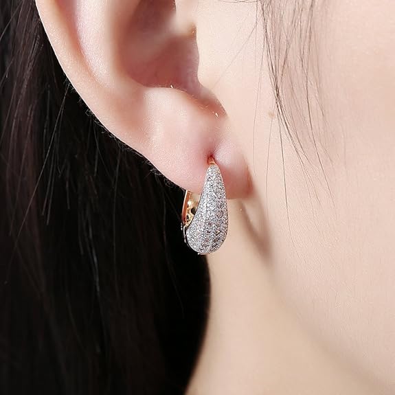 YouBella Jewellery Gold Plated Crystal Earrings for Girls and Women - View 2 of 4