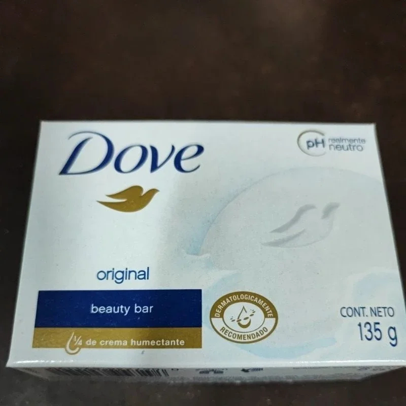 Dove Original Beauty Cream Bar Moisturizing Soap Gentle Skin Cleanser Deep Nourishing Hydration Soft Smooth Skin Daily Use Mild Formula Sensitive Skin Care Classic Beauty Bar - View 2 of 3