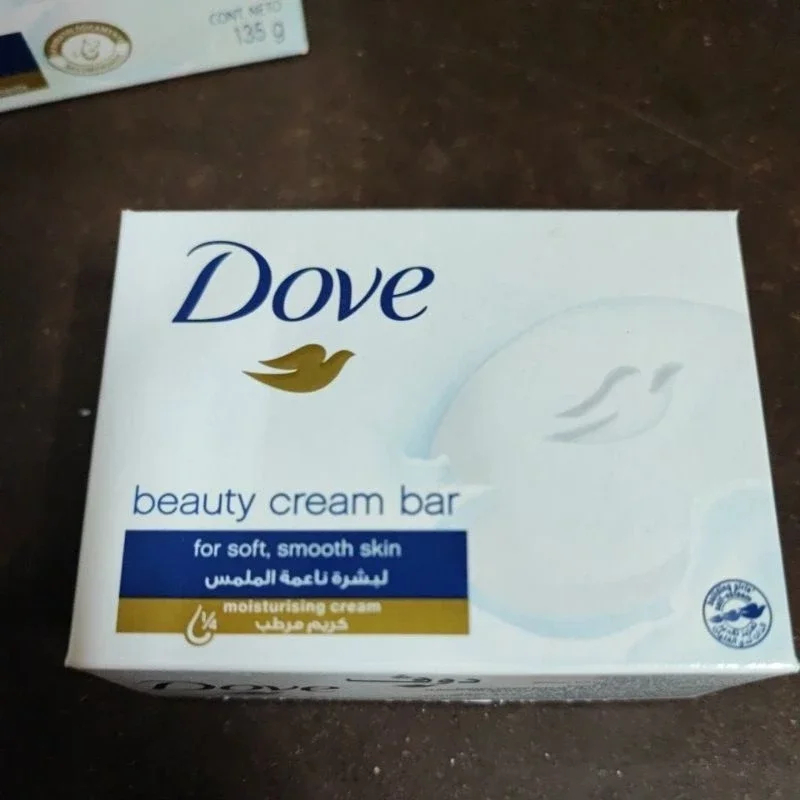 Dove Original Beauty Cream Bar Moisturizing Soap Gentle Skin Cleanser Deep Nourishing Hydration Soft Smooth Skin Daily Use Mild Formula Sensitive Skin Care Classic Beauty Bar - View 3 of 3
