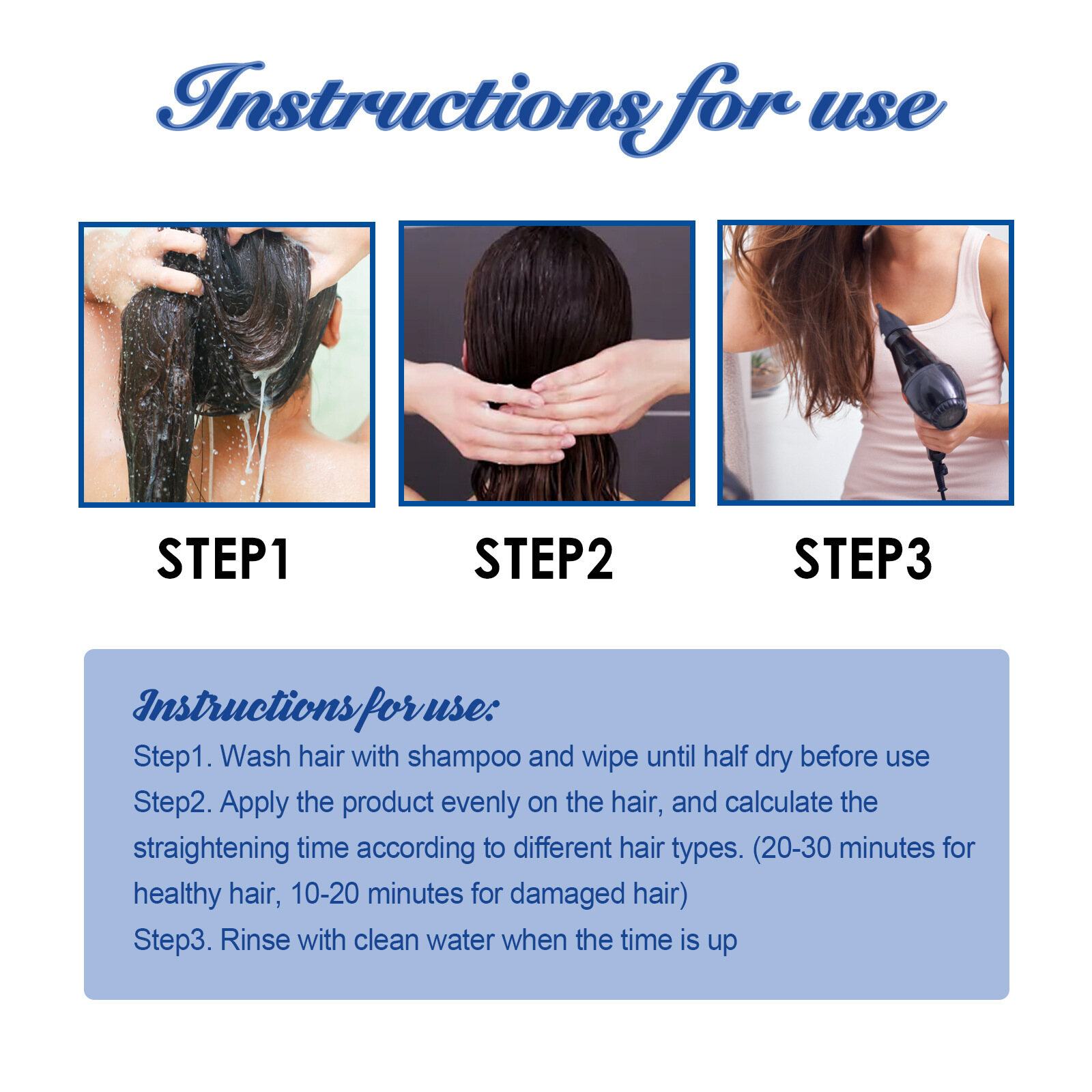 Eelhoe Keratin Hair Mask Hair Straightening Cream Deep Repair Damaged Curly Frizzy Hair Smooth Soft Nourishing Protein Treatment Smoothing Keratin Hair Care Mask Frizz Control Straightening Repair Cream - View 2 of 3
