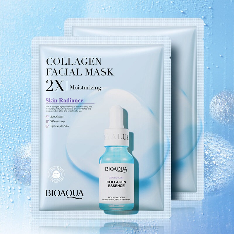 BIOAQUA Centella Collagen Hydrating Moisturizing Refreshing Moisturizing Facial Mask (1pcs)-Centella(FROM MALAYSIA) - View 2 of 3