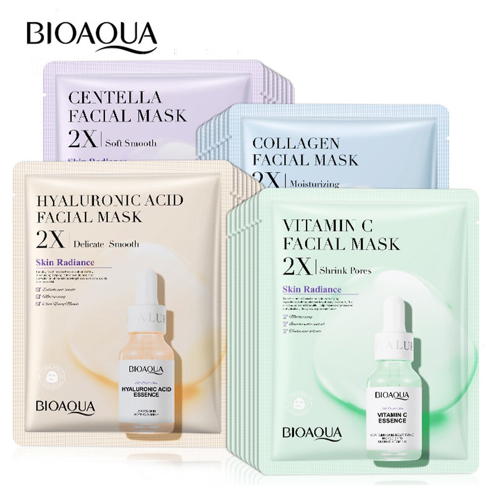 BIOAQUA Centella Collagen Hydrating Moisturizing Refreshing Moisturizing Facial Mask (1pcs)-Centella(FROM MALAYSIA) - View 3 of 3