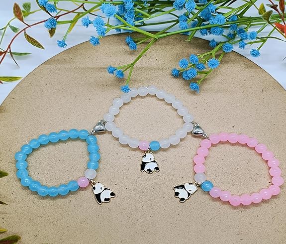  Bead Bracelet Set – Matching Friendship Bracelets for Couples, BFF, Men & Women – Stylish Hand Jewelry Gift - View 2 of 5