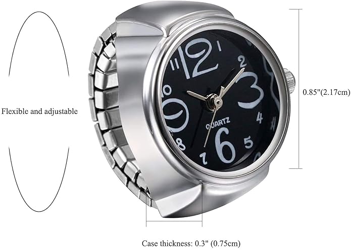YouBella Valentine Gifts Jewellery Stylish Unisex Finger Ring Watch for Girls/Women/Men/Boys - View 3 of 5
