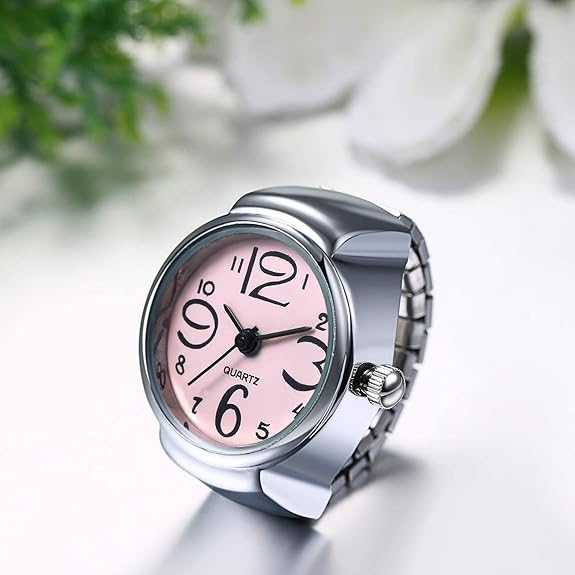 YouBella Valentine Gifts Jewellery Stylish Unisex Finger Ring Pink Watch for Girls/Women/Men/Boys - View 3 of 3