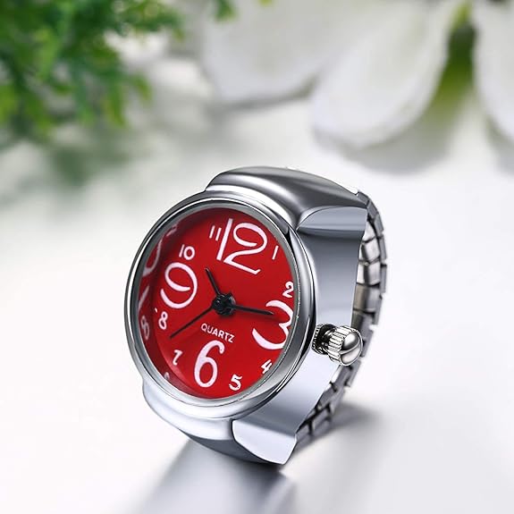 YouBella Valentine Gifts Jewellery Stylish Unisex Finger Ring Red Watch for Girls/Women/Men/Boys - View 4 of 4