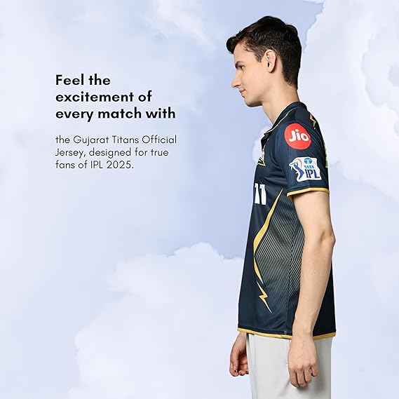 IPL Gujarat titans 2026 Fan Jersey for men (Small) - View 3 of 4