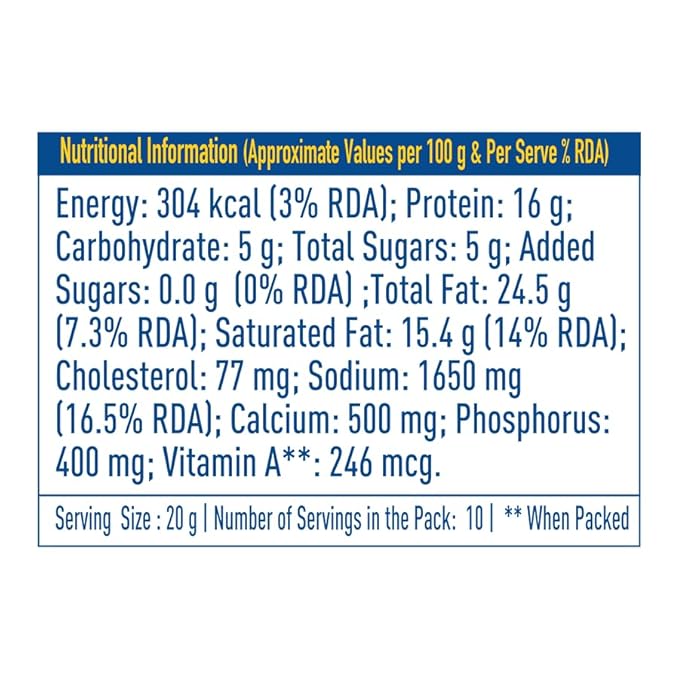 Mother Dairy Cheese Slices, 200 g Pack - View 3 of 3