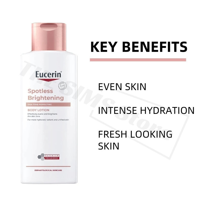 Eucerin Skin Brightening Body Lotion 250ml Moisturizing Even Tone Hydrating Lotion Reduces Dark Spots Improves Dull Skin Radiance Smooth Soft Daily Body Care for All Skin Types - View 3 of 3