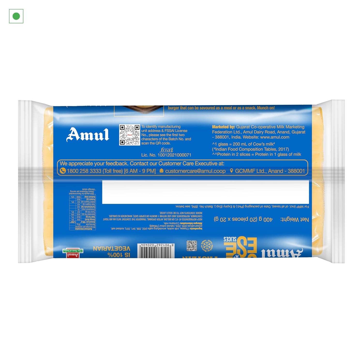 Amul A+ Cheese Slices,400g - View 3 of 4
