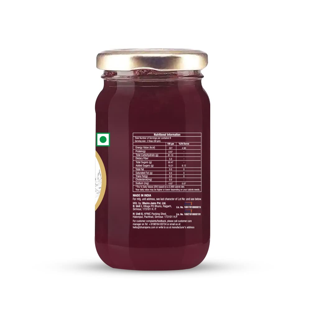 Bhuira Strawberry Rosemary Preserve - 240g | All Natural Jam - No Added Preservatives, Artificial Colors | Handmade Himachal Vegan Spread | Breakfast Dessert | Healthy Snack | Guilt-Free - View 5 of 5