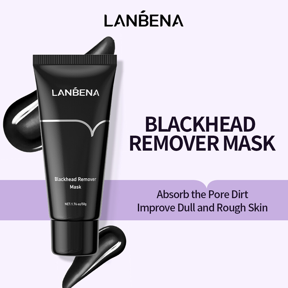 LANBENA Bamboo Charcoal Blackhead Remover Facial Mask 50g Peel Off Mask Pore Cleansing Strip Clay Mask Oil Control Deep Cleaning Acne Care Smooth Skin Purifying Skincare - View 2 of 3