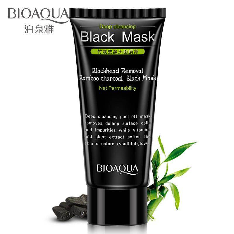 BIOAQUA Blackhead Remover Cleaner Purifying Deep Cleansing Acne Black Mud Face Mask Peel-off 60g Oil Control Pore Cleansing Smooth Skin Hydrating Facial Treatment Skincare - View 3 of 3