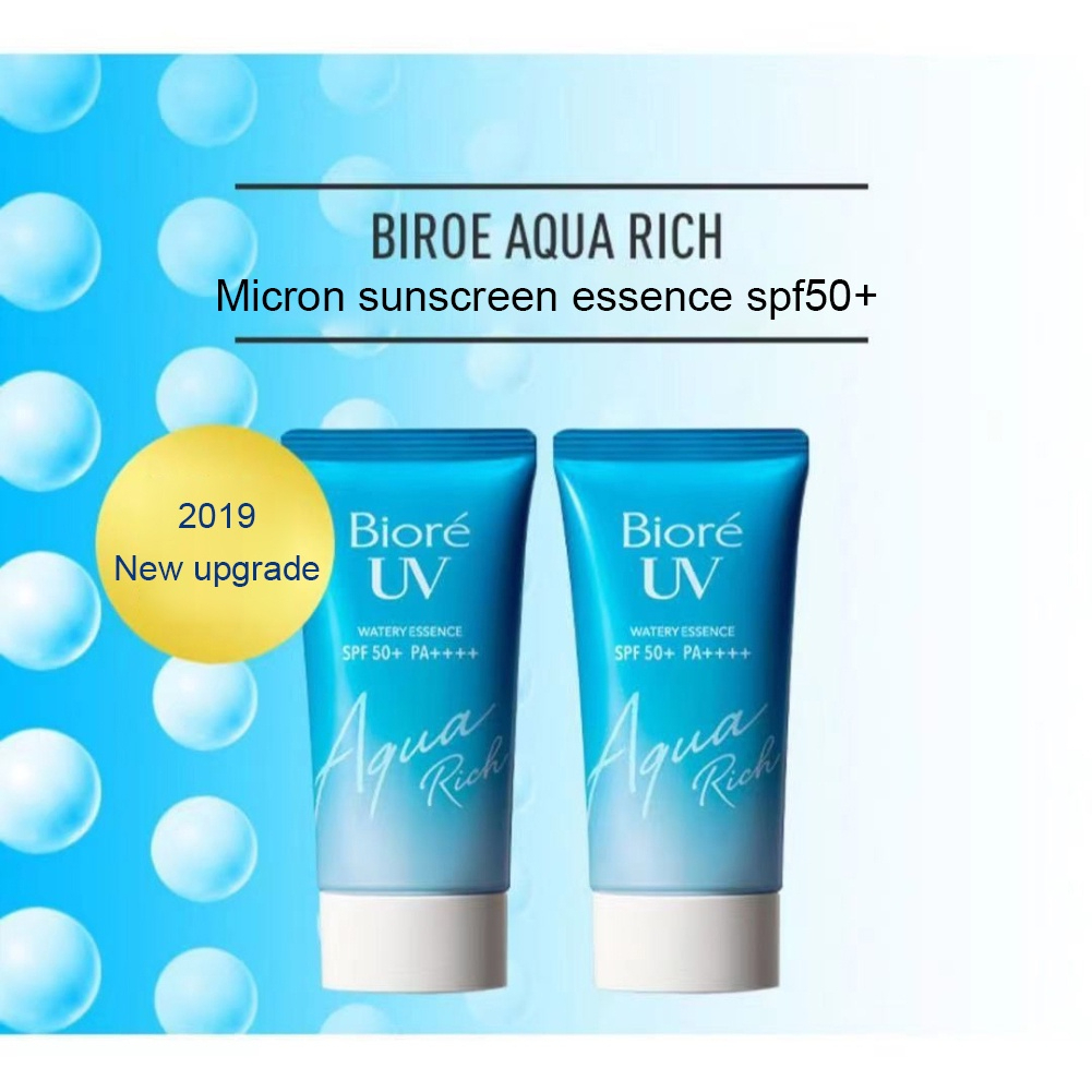 CYREAL Biore Refreshing Water-Based Sunscreen SPF50 Lightweight Hydrating UV Protection Gel Non-Sticky Fast Absorbing Daily Sunblock Moisturizing Brightening Smooth Finish UVA UVB Defense Skin Care Essential - View 2 of 3