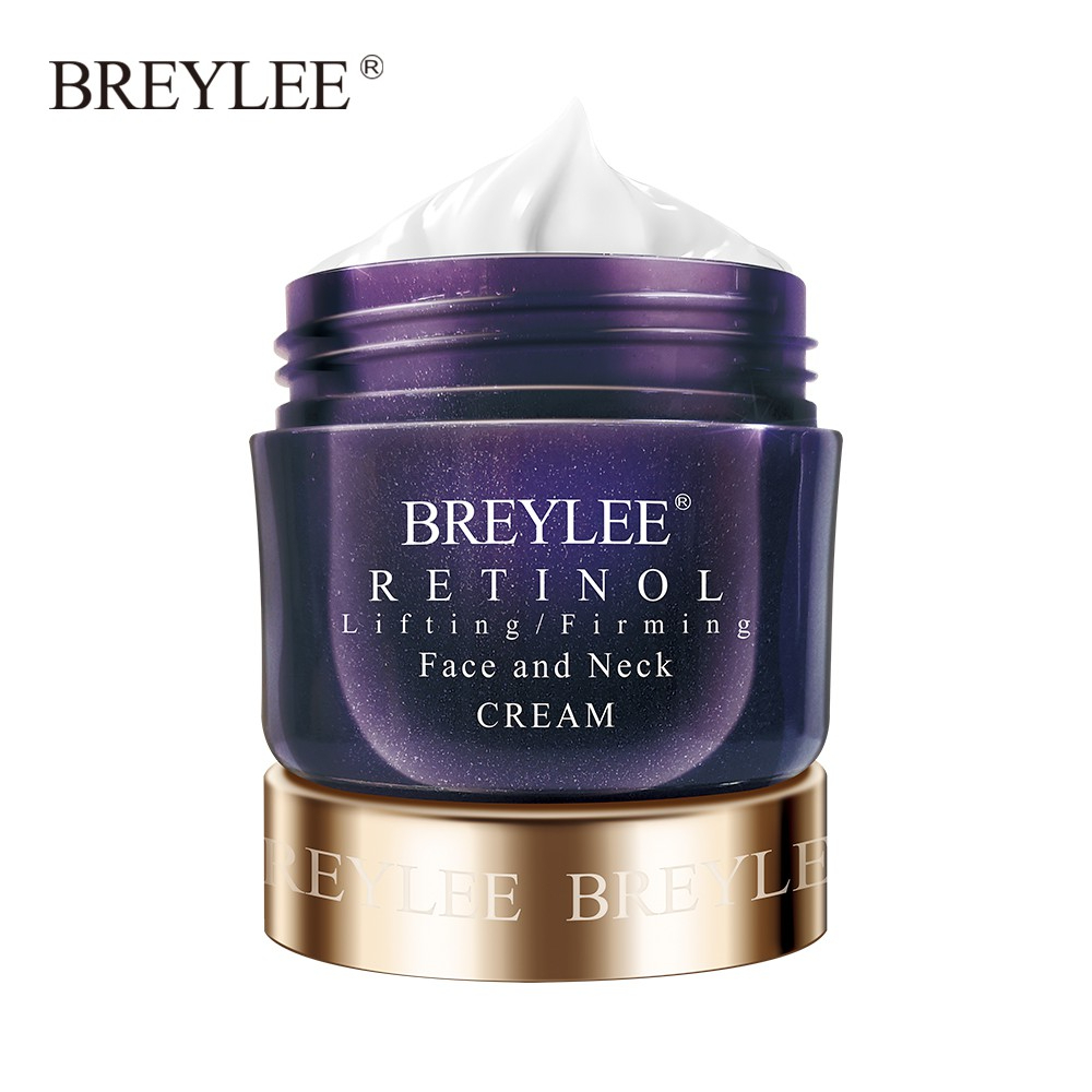 BREYLEE Retinol Firming Face Cream Anti Aging Lifting Neck Wrinkle Removal Moisturizing Skin Firming Smoothing Brightening Face Serum Cream Lightweight Repair Hydrating Daily Skincare - View 2 of 3