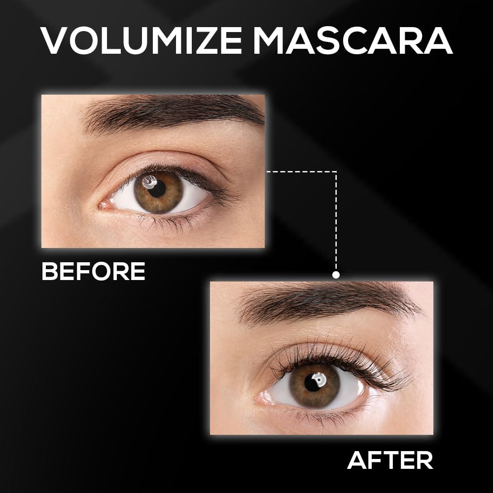 RENEE Volumax Mascara Black 10ml | Quick Dry, Waterproof, Long Lasting Weightless Formula | Volumizes, Lengthens & Conditions the Lashes With Intense Color | 360 - Degree Wand for Clump Free Application - View 2 of 6
