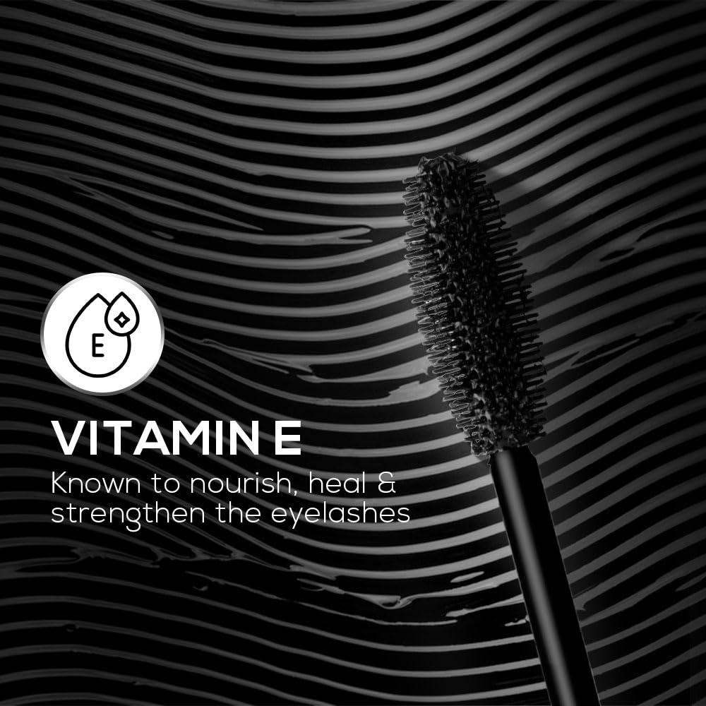 RENEE Volumax Mascara Black 10ml | Quick Dry, Waterproof, Long Lasting Weightless Formula | Volumizes, Lengthens & Conditions the Lashes With Intense Color | 360 - Degree Wand for Clump Free Application - View 4 of 6