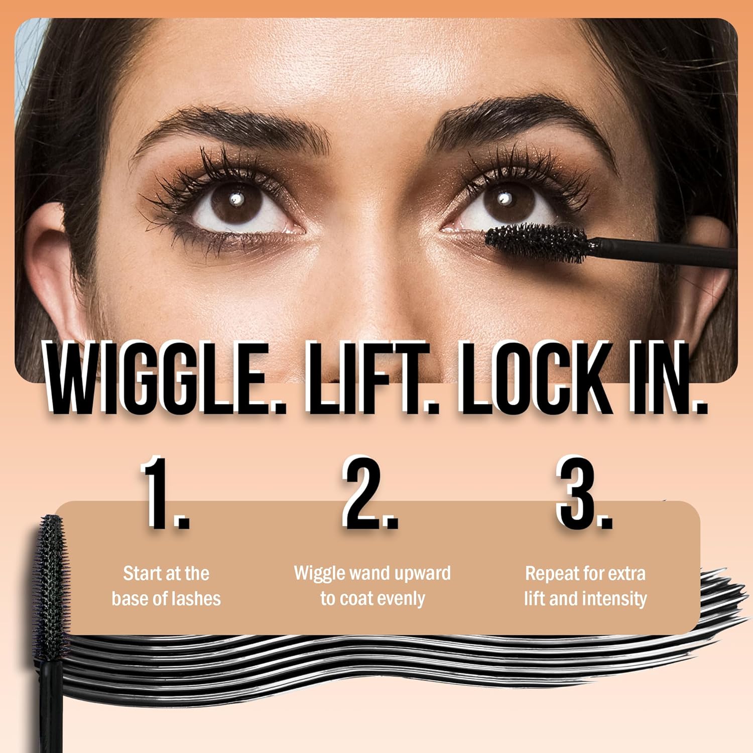 Colors Queen Lash Look Long Lasting Lengthening Mascara – 9ml – Black | Max Definition & Long Curl Lashes | Smudge Proof & Waterproof Mascara for Eye Makeup - View 3 of 4