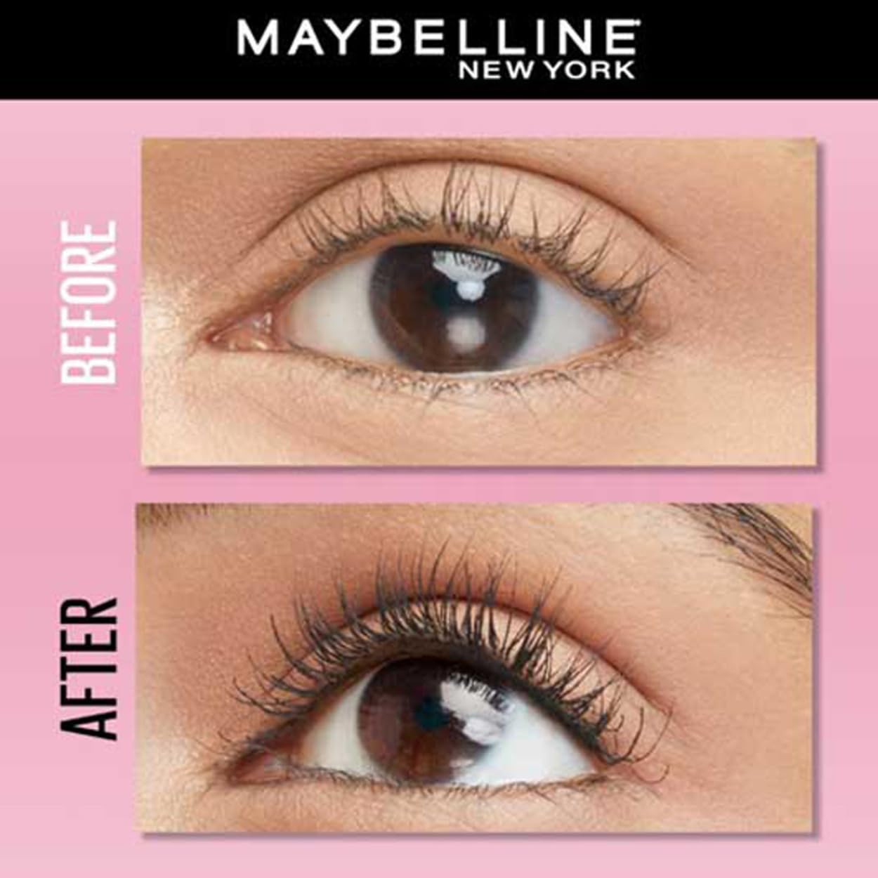 Maybelline New York Hypercurl Mascara,Highly Pigmented Colour, Long-lasting, Washable, Black 9.2ml - View 4 of 5