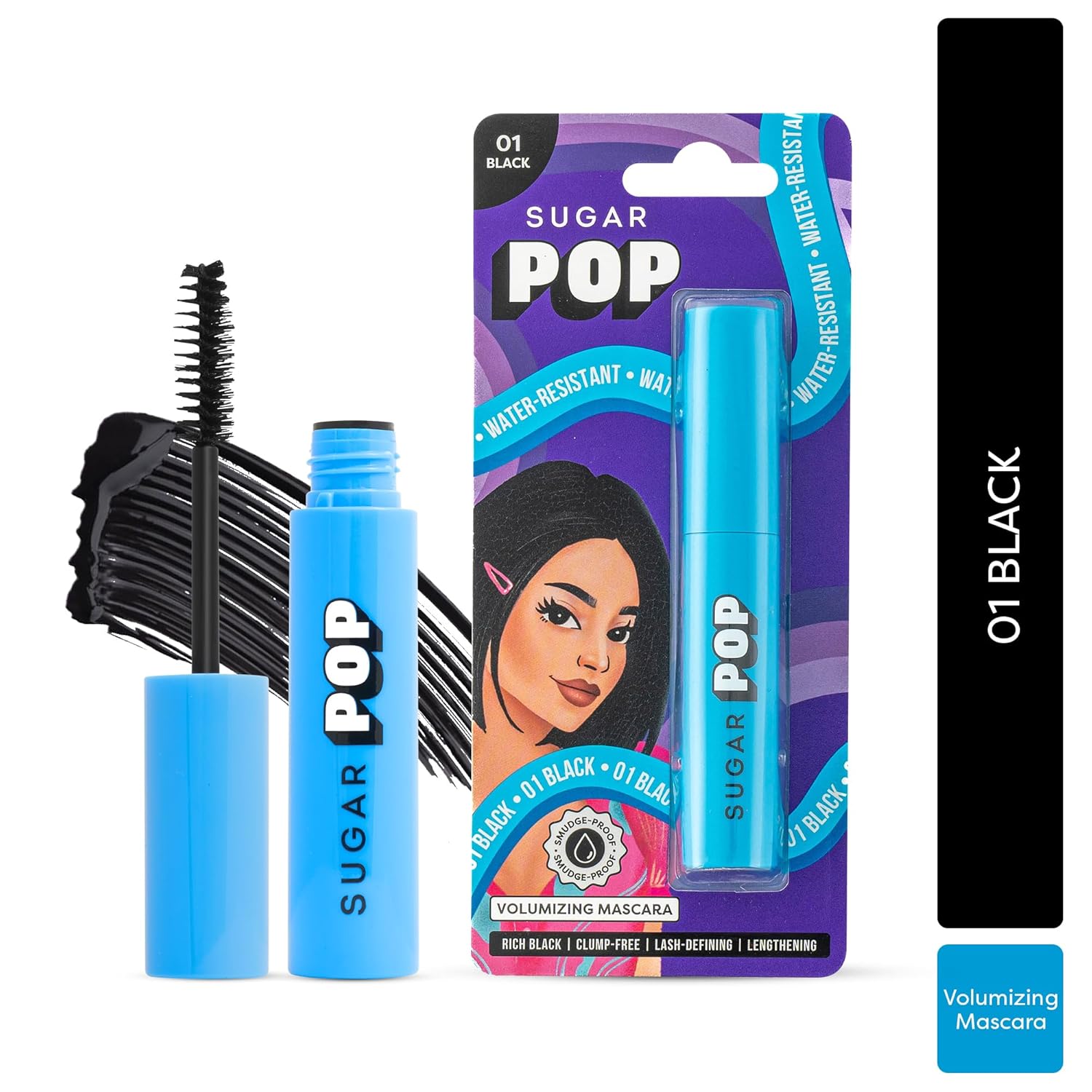 SUGAR POP Volumizing Mascara | Lash Defining | Smudge-proof | Water-resistant | 9ml - 01 Black - View 3 of 7