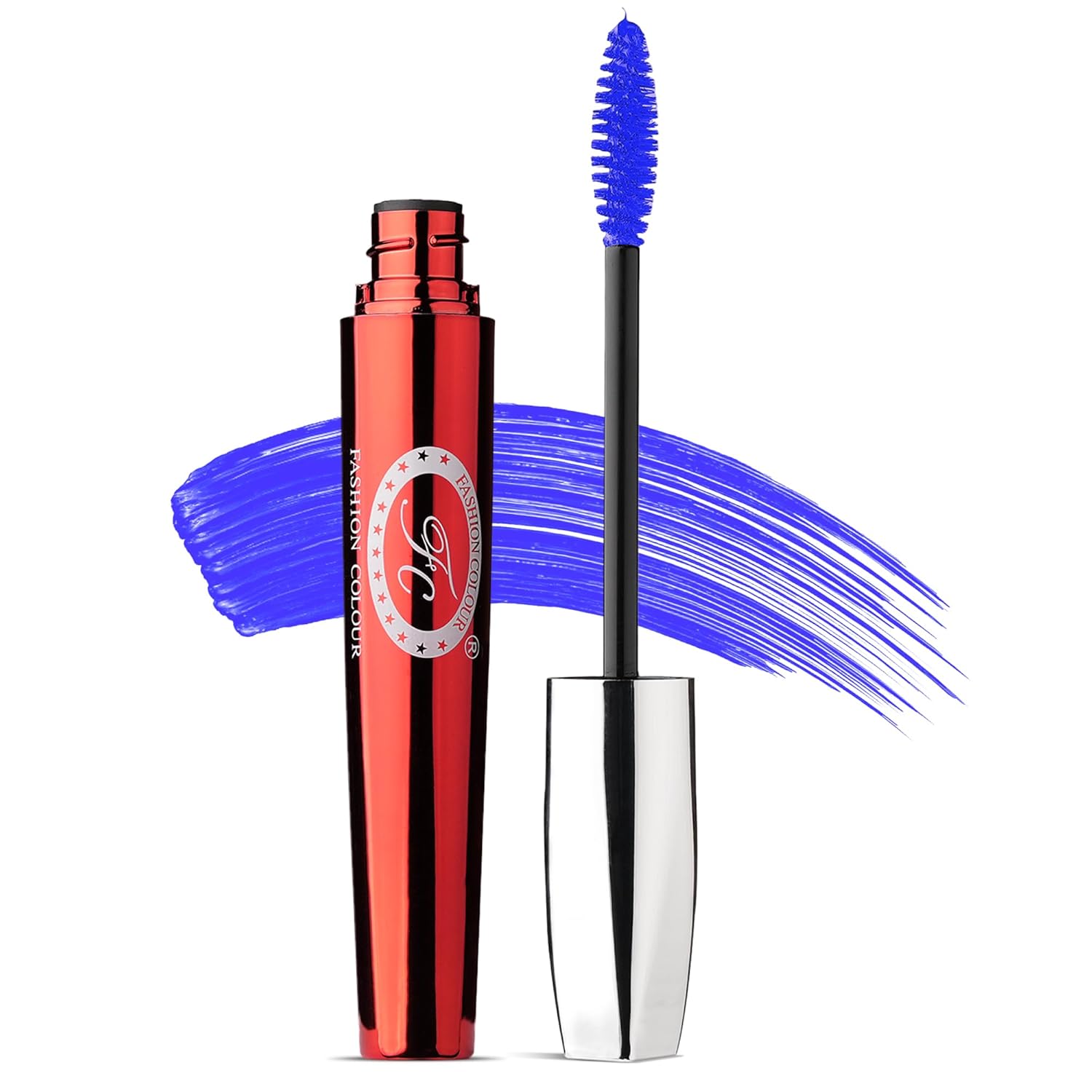FASHION COLOUR Big Eye All Day Long Waterproof Mascara | Smudge Proof Curling Mascara For Eye Makeup | Volumising & Lengthening Mascara for Eyes | Longwear | Blue (8ml) - View 5 of 5