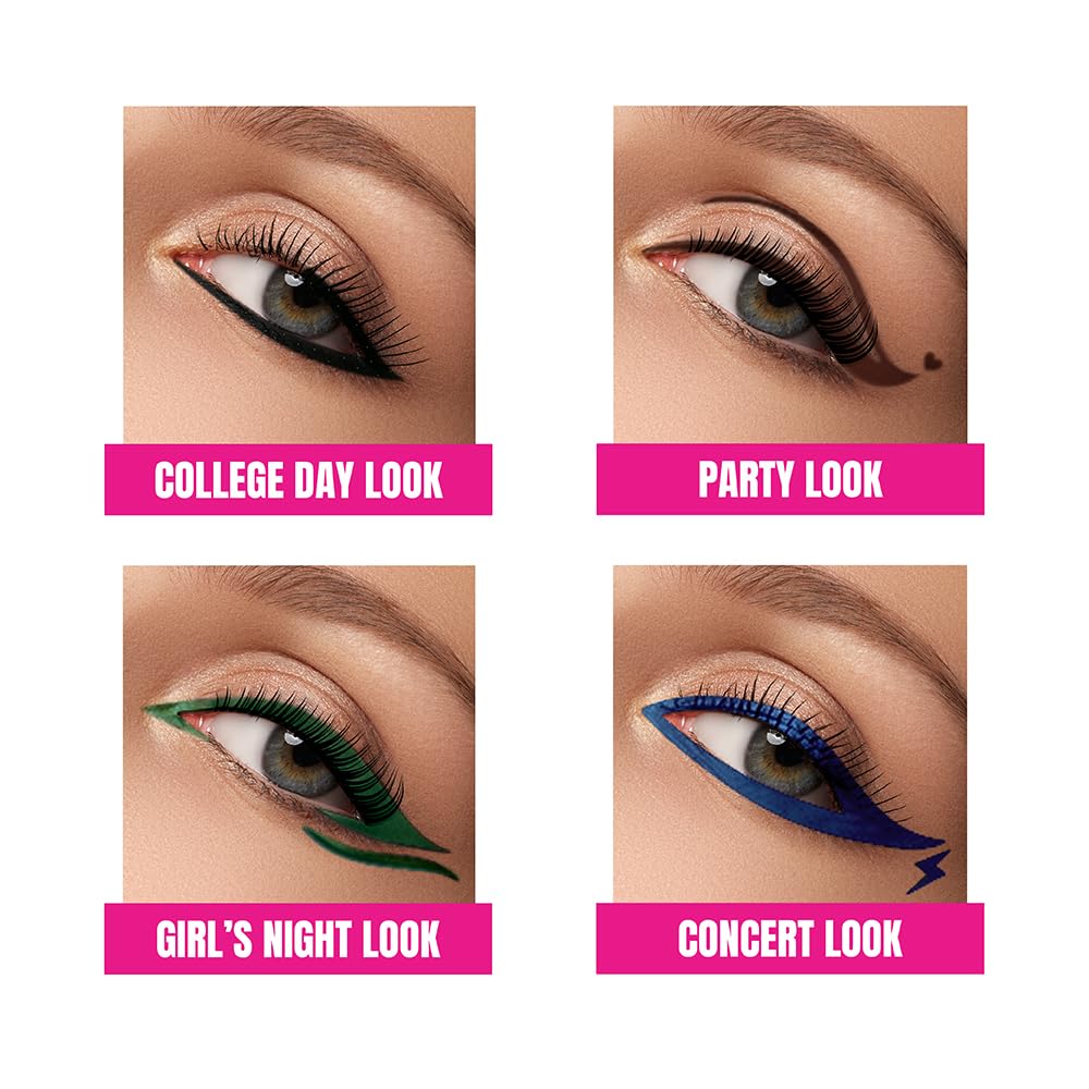 Elle 18 Eye Drama Kajal|| Super Black- Smudge-Proof|| Waterproof|| 0.35 g - View 2 of 5