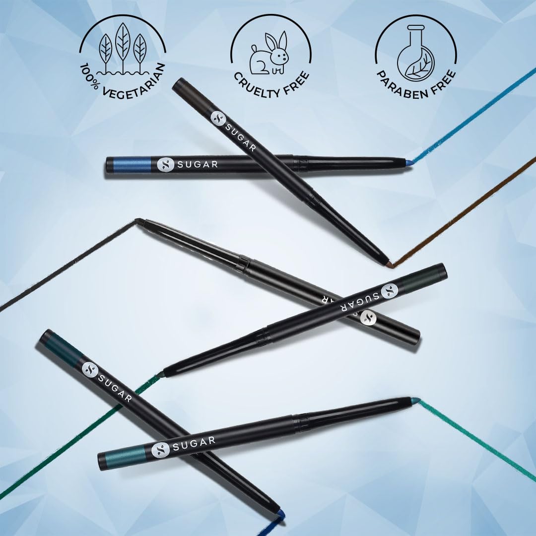 SUGAR Cosmetics Kohl Of Honour Intense Matte Kajal | Waterproof & Smudgeproof | Lasts upto 10hrs | 0.25gm - 01 Black Out - View 5 of 6