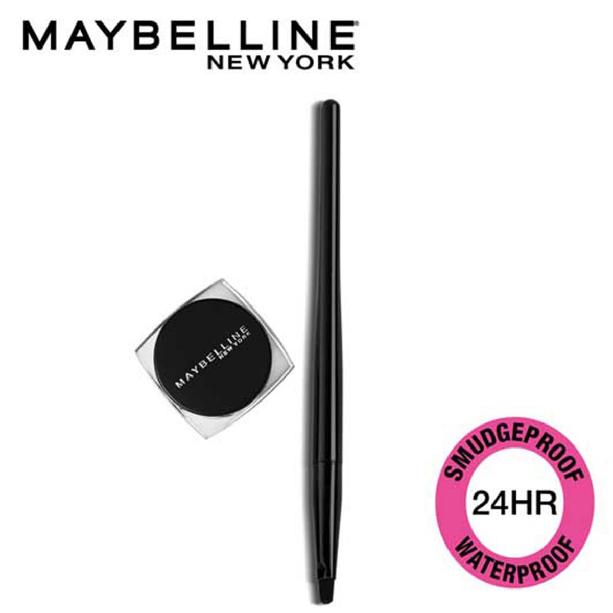 Maybelline New York Glossy Eyeliner, Intense Colour, Long-Lasting, 36Hr Wear, Lasting Drama Gel Eyeliner, Black 2.5GM - View 5 of 5