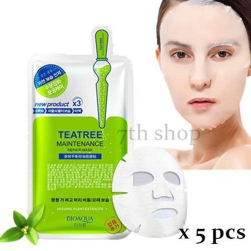 Bioaqua Tea Tree Reservoir oil control & refreshing masks (skincare facial / face sheet mask)(from malaysia) - View 3 of 4