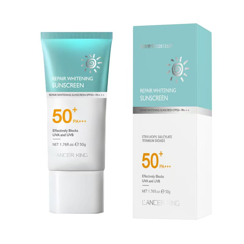 Lancer King Sunscreen Cream SPF50+ PA++++ - Waterproof & Non-Greasy, 50g, Perfect For Beach & Summer Krim Pelindung Matahari - View 3 of 3