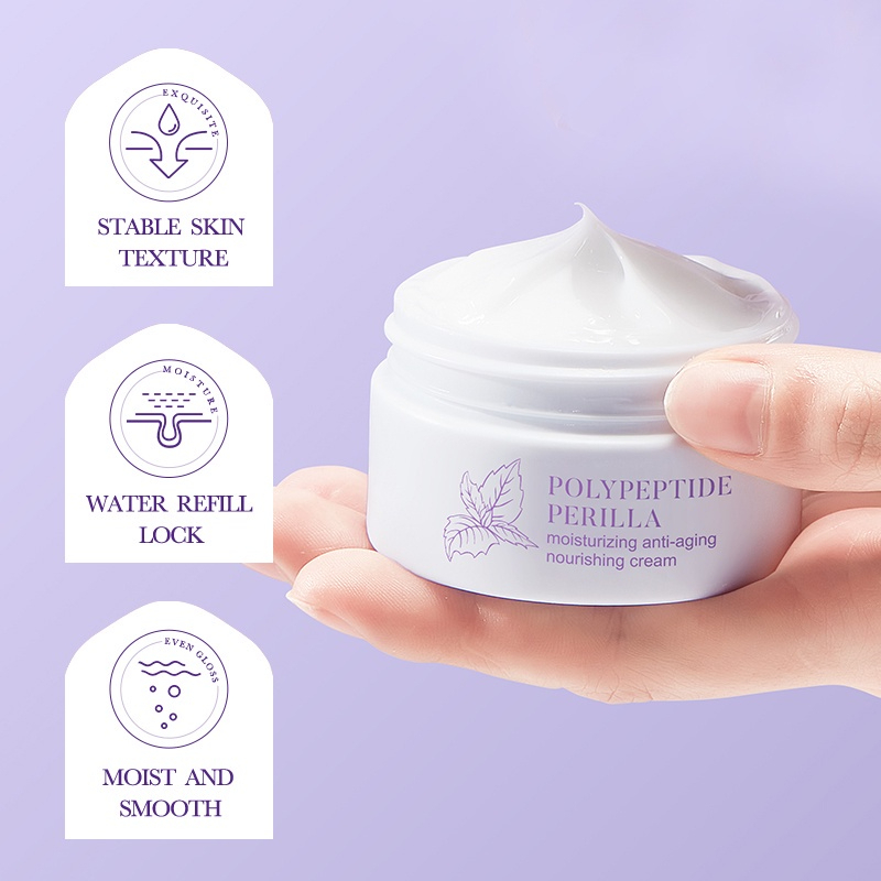 BIOAQUA Polypeptide Perilla Moisturizing Anti-Aging Nourishing Cream Deep Hydrating Moisturizer Cream 60g - View 2 of 3