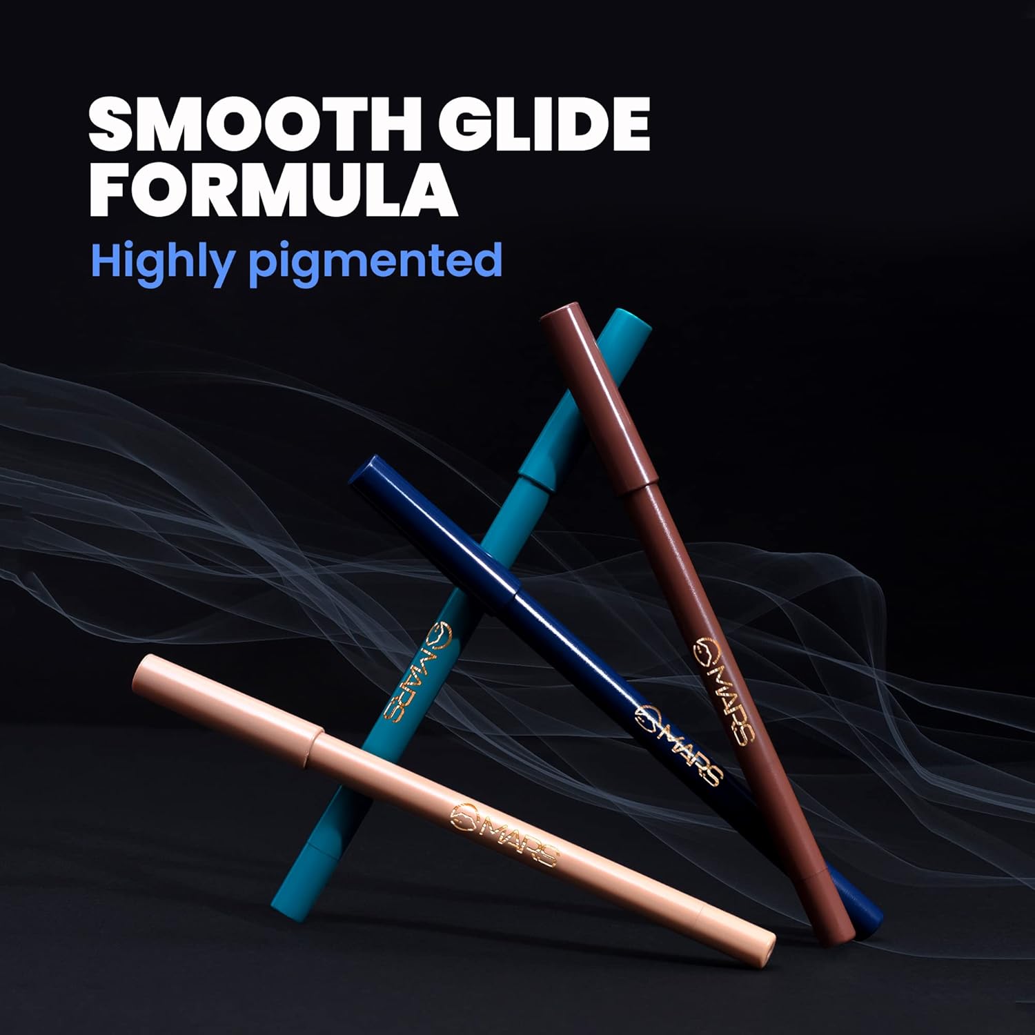 MARS Won't Smudge Won't Budge Smooth Glide Kajal Pencil | Long Stay & Waterproof (1.4G) (01-Golden Hour Matte) - View 6 of 6