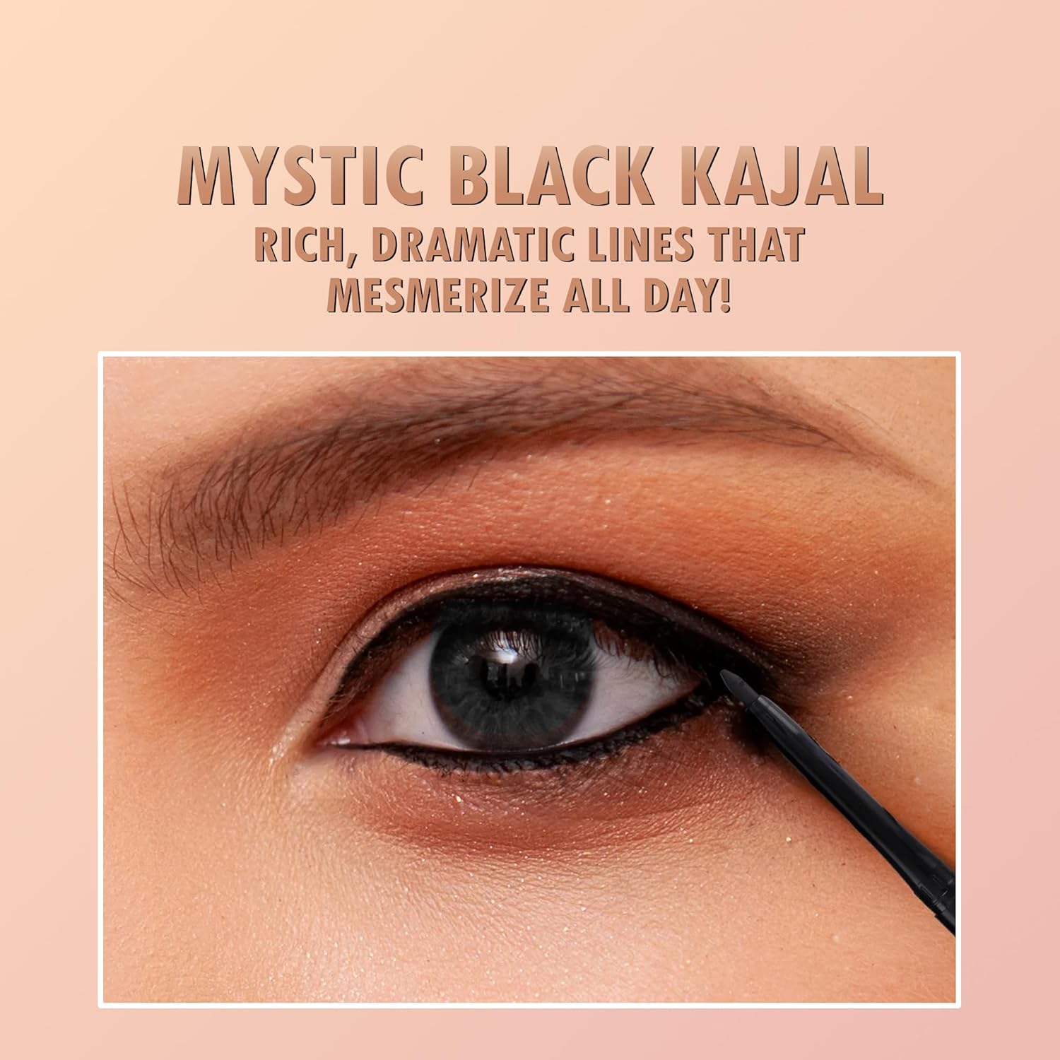 OG BEAUTY Mystic Black Kajal | Waterproof & Smudge-Proof | Intense Long-Lasting Eye Liner | Enriched with Vitamin E & Castor Oil - View 2 of 6