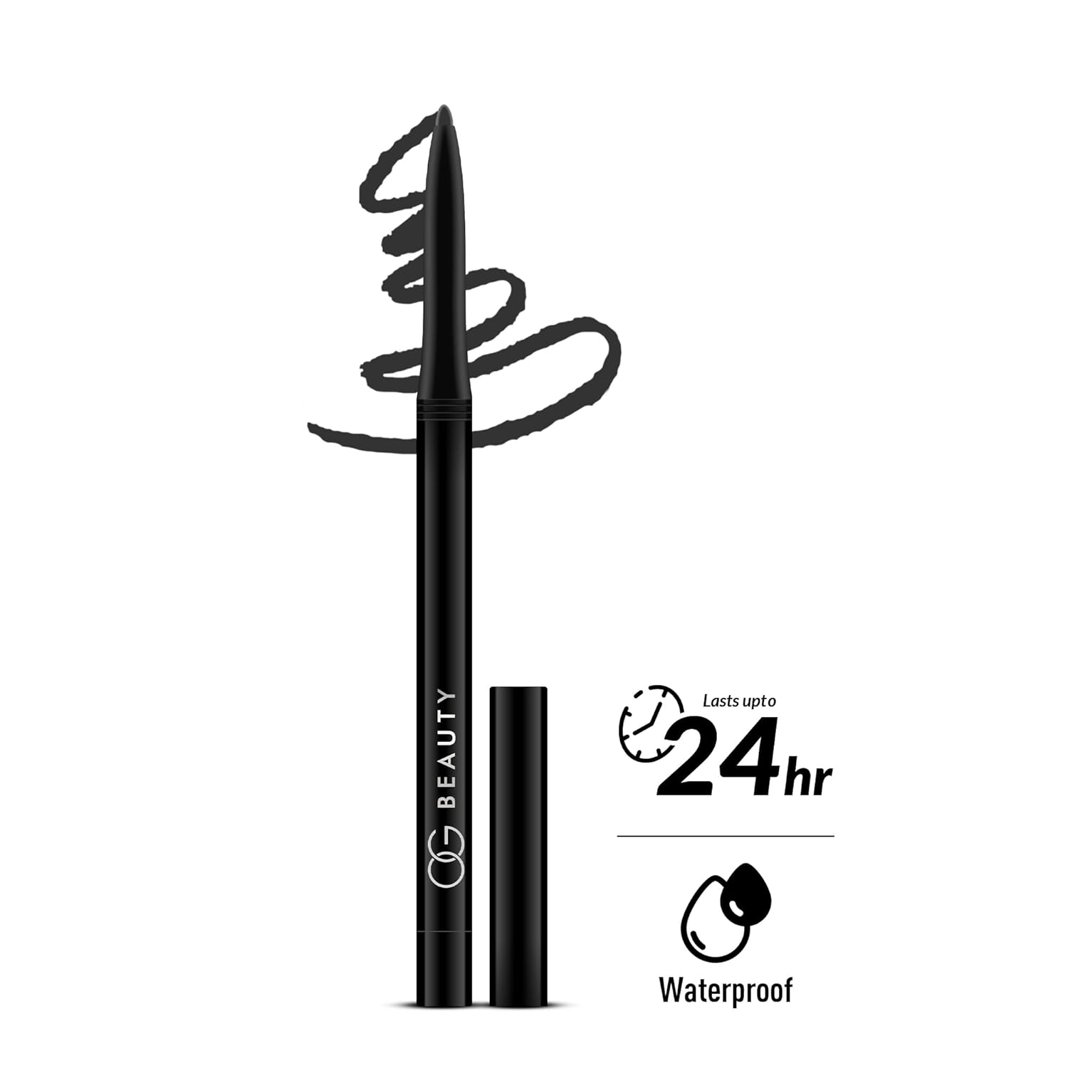 OG BEAUTY Mystic Black Kajal | Waterproof & Smudge-Proof | Intense Long-Lasting Eye Liner | Enriched with Vitamin E & Castor Oil - View 6 of 6